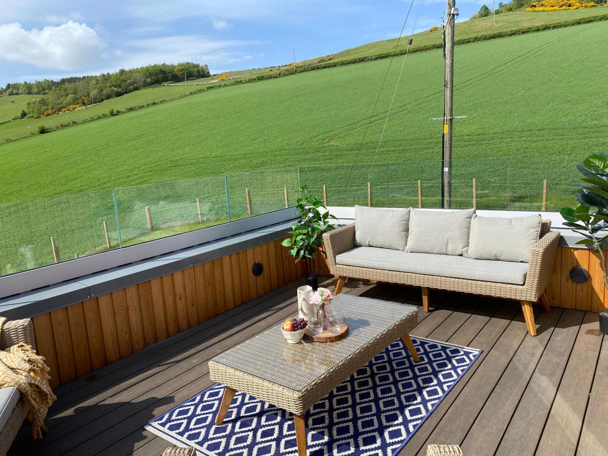 Luxury Lodge With Hot Tub At Lindores Newburgh  エクステリア 写真